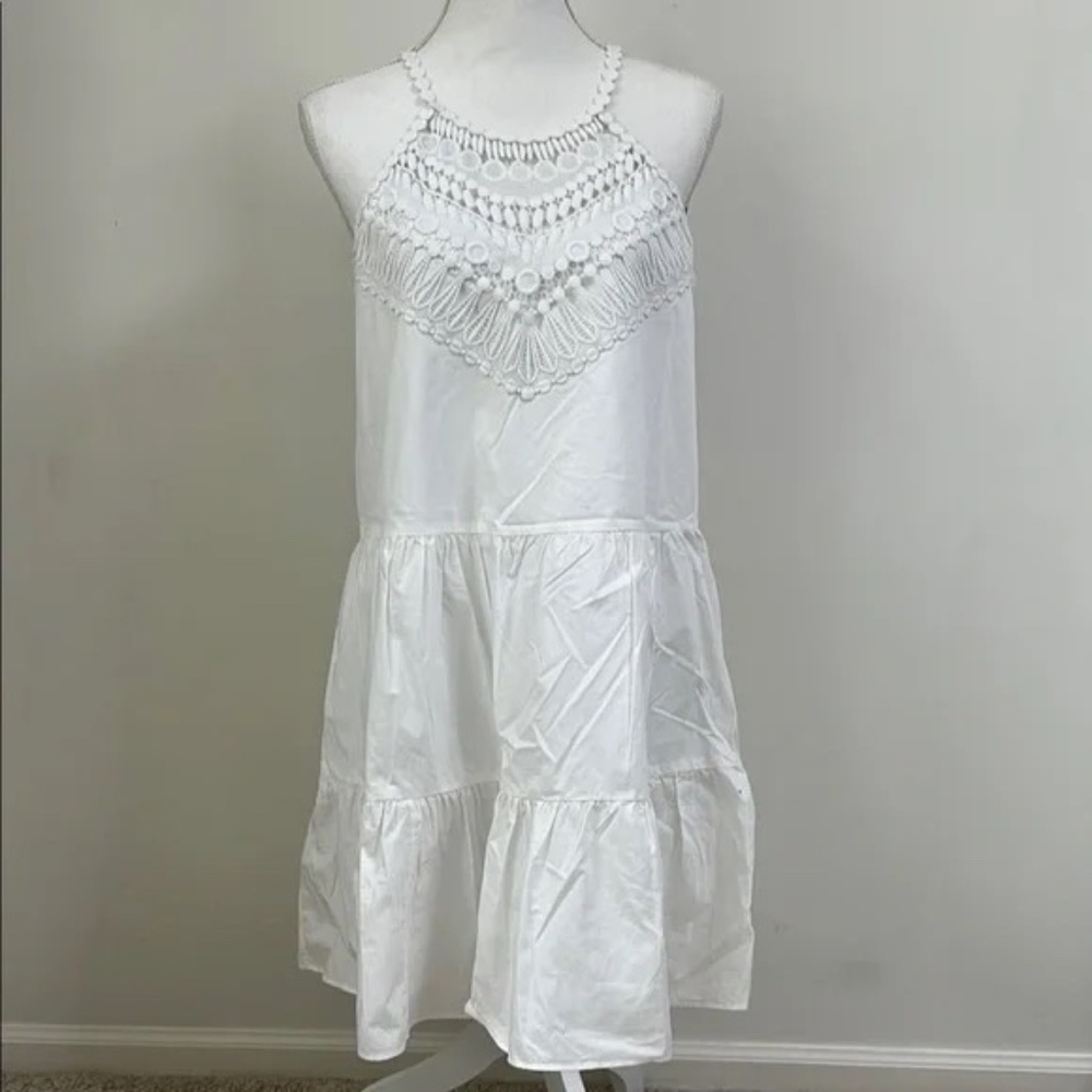 Lilly Pulitzer sz 6 Elegant White Sleeveless Dress - Picture 2 of 11